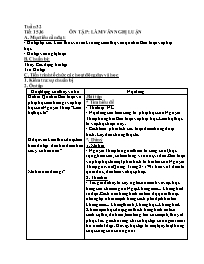 Giáo án Ngữ văn 8 - Tuần 32, Tiết 15+16: Ôn t