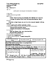 Giáo án Ngữ văn 8 - Tuần 4 - Năm học 2020-202