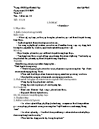 Giáo án Ngữ văn 8 - Tuần 4, Tiết 12-16 - Năm