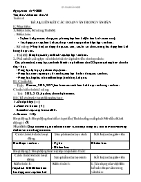 Giáo án Ngữ văn 8 - Tuần 4, Tiết 13-16 - Năm