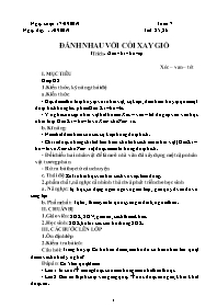 Giáo án Ngữ văn 8 - Tuần 7 - Năm học 2019-202