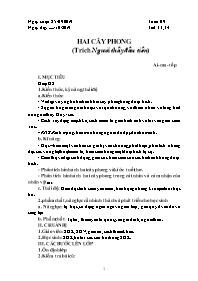 Giáo án Ngữ văn 8 - Tuần 9 - Năm học 2019-202