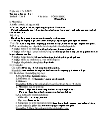 Giáo án Ngữ văn Lớp 8 - Tuần 1 - Năm học 2019