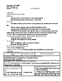 Giáo án Ngữ văn Lớp 8 - Tuần 13, Tiết 49-52 -