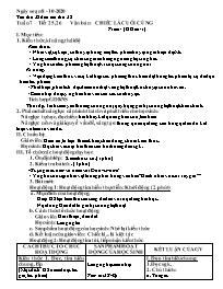 Giáo án Ngữ văn Lớp 8 - Tuần 7, Tiết 25-28 - 