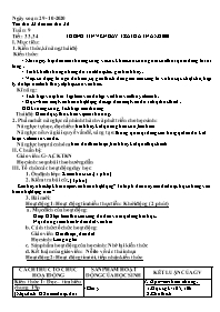 Giáo án Ngữ văn Lớp 8 - Tuần 9, Tiết 33-36 -