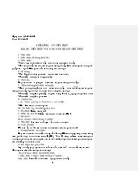 Giáo án Sinh học 8 - Tuần 11 - Năm học 2019-2