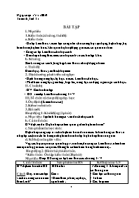 Giáo án Sinh học 8 - Tuần 16 - Năm học 2019-2