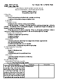 Giáo án Sinh học 8 - Tuần 23 - La Thị Thu Tha
