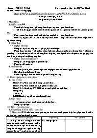 Giáo án Sinh học 8 - Tuần 28 - La Thị Thu Tha