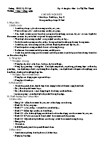 Giáo án Sinh học 8 - Tuần 30+31 - La Thị Thu 