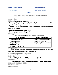 Giáo án Sinh học 8 - Tuần 32 - Năm học 2021-2