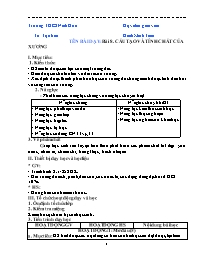 Giáo án Sinh học 8 - Tuần 5 - Năm học 2021-20