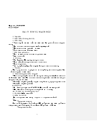 Giáo án Sinh học 8 - Tuần 9 - Năm học 2019-20