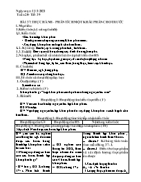 Giáo án Sinh học Lớp 8 - Tuần 20 - Năm học 20