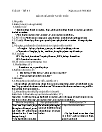 Giáo án Sinh học Lớp 8 - Tuần 21 - Năm học 20