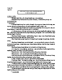 Giáo án Tăng cường Ngữ văn 8 - Tuần 32, Tiết