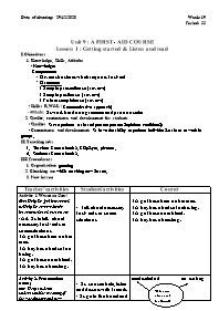 Giáo án Tiếng Anh 8 - Week 19, Period 55-57 -