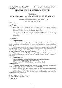 Giáo án Toán 8 (Hình học) - Tuần 1 - Năm học 