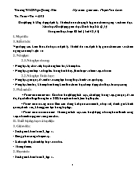 Giáo án Toán 8 (Hình học) - Tuần 24+25 - Năm 