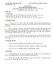 Giáo án Toán 8 - Tuần 11+12 - Năm học 2023-20