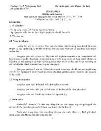 Giáo án Toán 8 - Tuần 12+13 - Năm học 2023-20