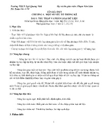 Giáo án Toán 8 - Tuần 14+15 - Năm học 2023-20