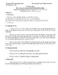 Giáo án Toán 8 - Tuần 15 - Năm học 2023-2024 