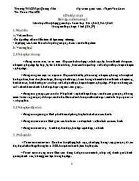 Giáo án Toán 8 - Tuần 17+18 - Năm học 2023-20