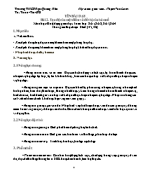 Giáo án Toán 8 - Tuần 20 - Năm học 2023-2024 