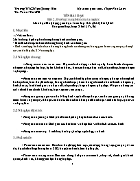 Giáo án Toán 8 - Tuần 21 - Năm học 2023-2024 