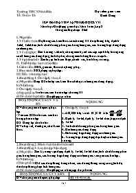 Giáo án Toán 8 - Tuần 27 - Năm học 2021-2022 