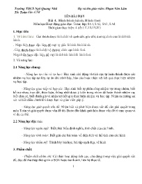 Giáo án Toán 8 - Tuần 9+10 - Năm học 2023-202