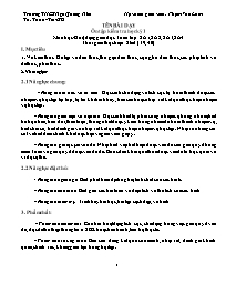 Giáo án Toán học Lớp 8 - Tuần 17 - Năm học 20