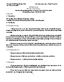 Giáo án Toán Lớp 8 - Tuần 17+18 - Năm học 202