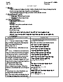 Giáo án Toán Lớp 8 - Tuần 6 - Năm học 2021-20