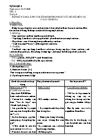 Giáo án Tự chọn Ngữ văn 8 - Tiết 2: Rèn kĩ nă