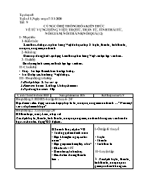 Giáo án Tự chọn Ngữ văn 8 - Tuần 11, Tiết 9: