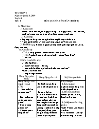 Giáo án Tự chọn Ngữ văn 8 - Tuần 1+2 - Năm họ