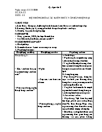 Giáo án Tự chọn Ngữ văn 8 - Tuần 13 - Năm học