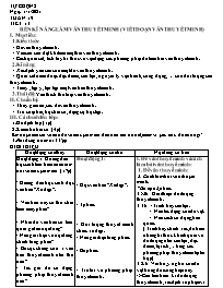 Giáo án Tự chọn Ngữ văn 8 - Tuần 19, Tiết 13: