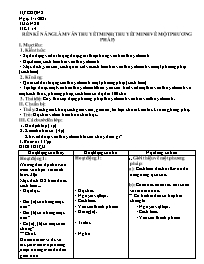 Giáo án Tự chọn Ngữ văn 8 - Tuần 20, Tiết 14: