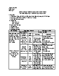 Giáo án Tự chọn Ngữ văn 8 - Tuần 22+23, Tiết