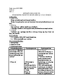 Giáo án Tự chọn Ngữ văn 8 - Tuần 4 - Năm học