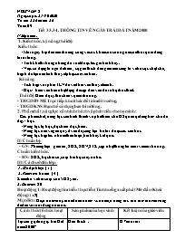 Giáo án Tự chọn Ngữ văn 8 - Tuần 9, Tiết 33-3