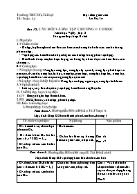 Giáo án Vật lí 8 - Bài 18: Câu hỏi và bài tập