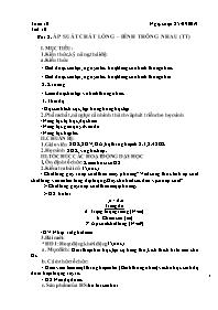 Giáo án Vật lí 8 - Tiết 10, Bài 8: Áp suất ch