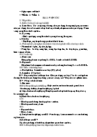 Giáo án Vật lí 8 - Tiết 2, Bài 2: Vận tốc - N