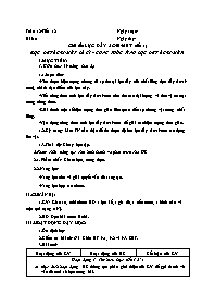 Giáo án Vật lí 8 - Tuần 12-14