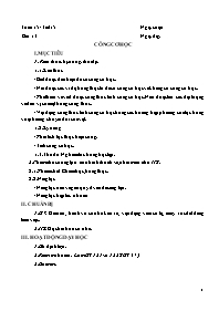 Giáo án Vật lí 8 - Tuần 15+16